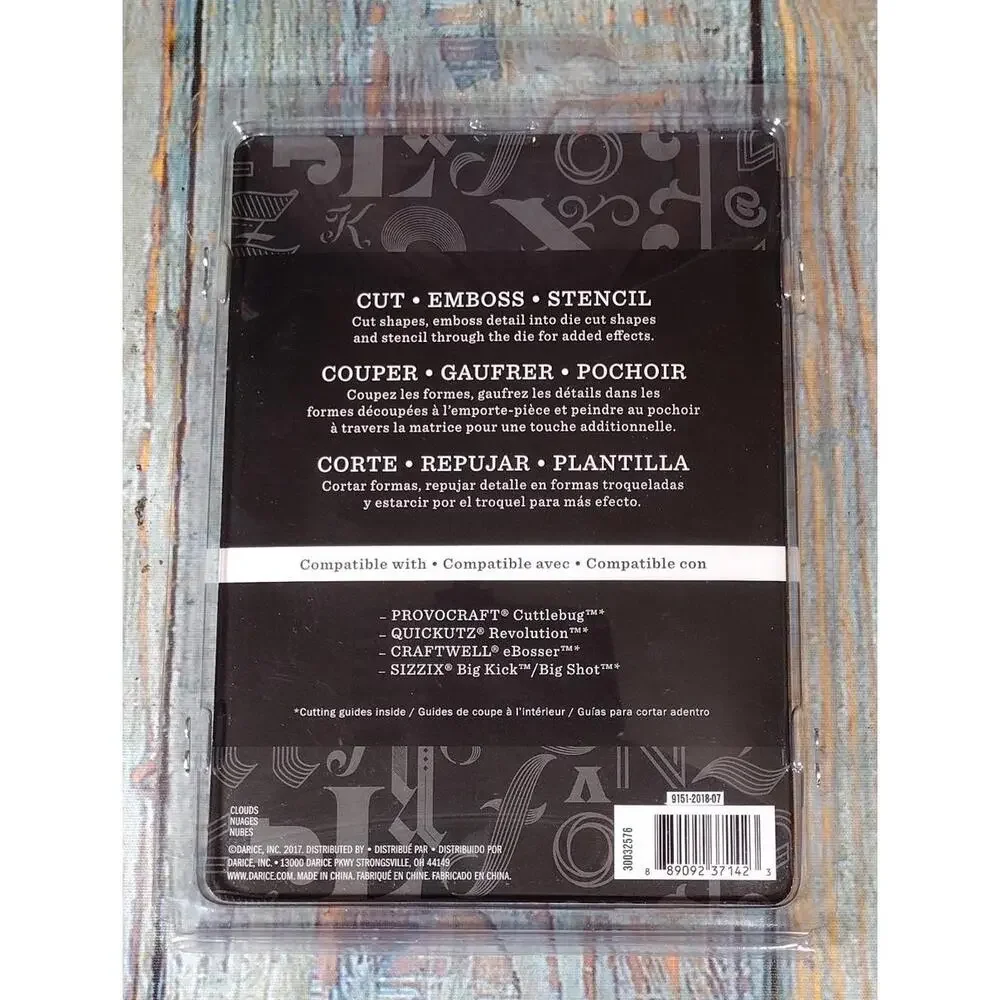 Darice Die Cut Embossing Stencil Set -‎ 4 Pieces